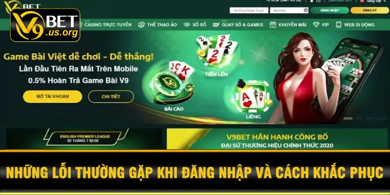 Những lỗi thường gặp khi đăng nhập và cách khắc phục